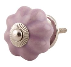 Lavender Medium Ceramic Melon Dresser Knob online